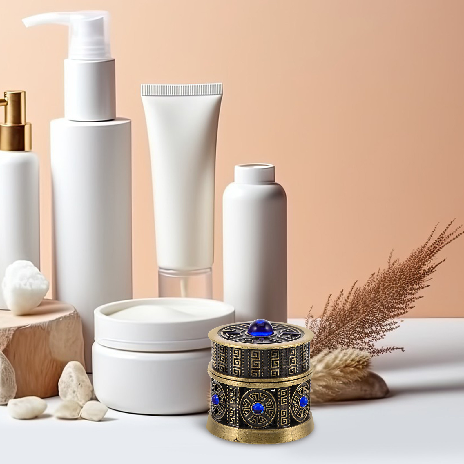 Luxury Skincare Jars - وعاء كريم قوي قابل لإعادة التعبئة