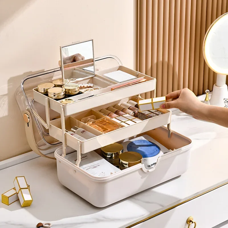 Luxury High End Skincare - صندوق تخزين مستحضرات التجميل الفاخر الخفيف