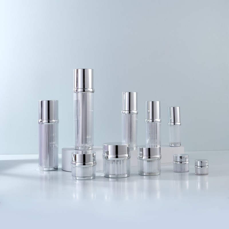 Luxury Skincare Jars - زجاجات أكريليك فاخرة قابلة لإعادة التعبئة