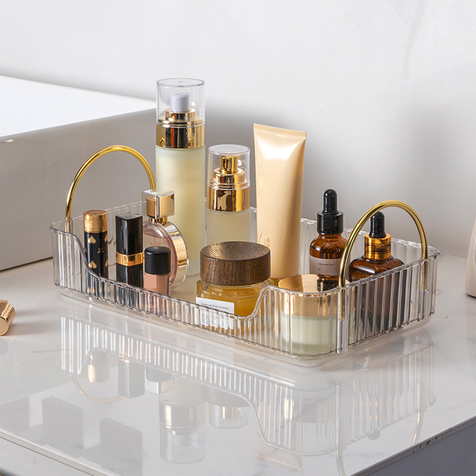منظم حمام فاخر من الأكريليك لت - مراجعة Luxury Skincare Products وسعره