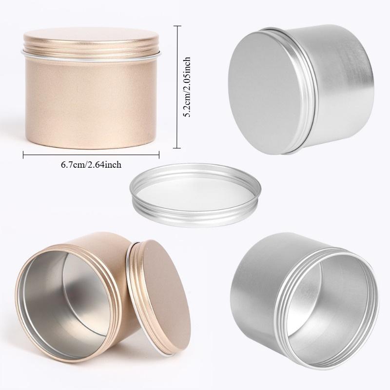 5 قطع من أوعية الشموع الفاخرة  - مراجعة Luxury Skincare Jars وسعره