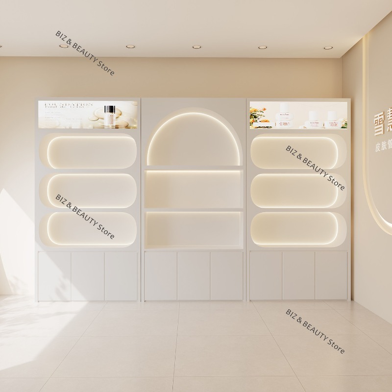 خزانة عرض فاخرة لصالونات التجم - مراجعة Luxury High End Skincare وسعره