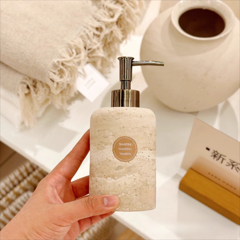 موزع لوشن من الحجر الطبيعي، زج - مراجعة Luxury Skincare Jars وسعره