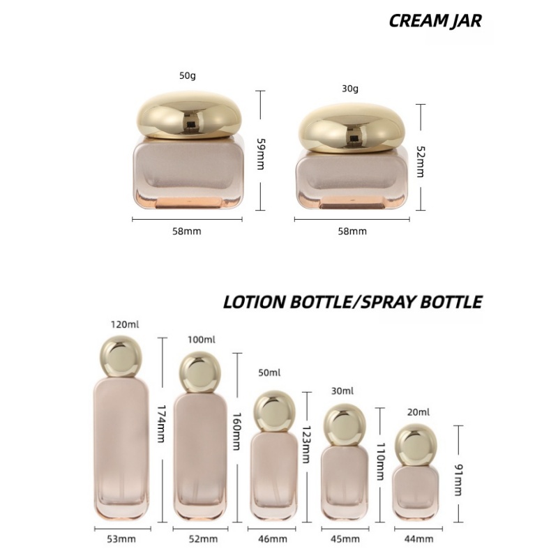 【تصميم شعار مخصص】قطعة واحدة من - مراجعة Luxury Skincare Jars وسعره