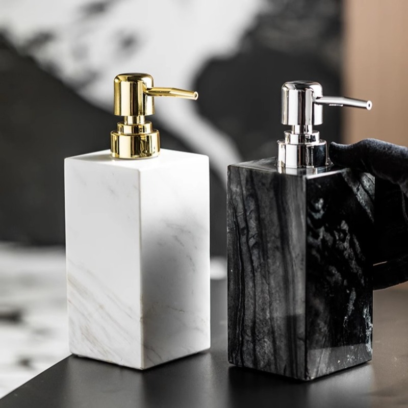 زجاجة توزيع صابون من الرخام ال - مراجعة Luxury Skincare Jars وسعره